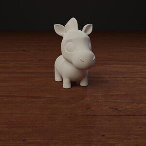 Zebra Mini Figure 2.5 Inches